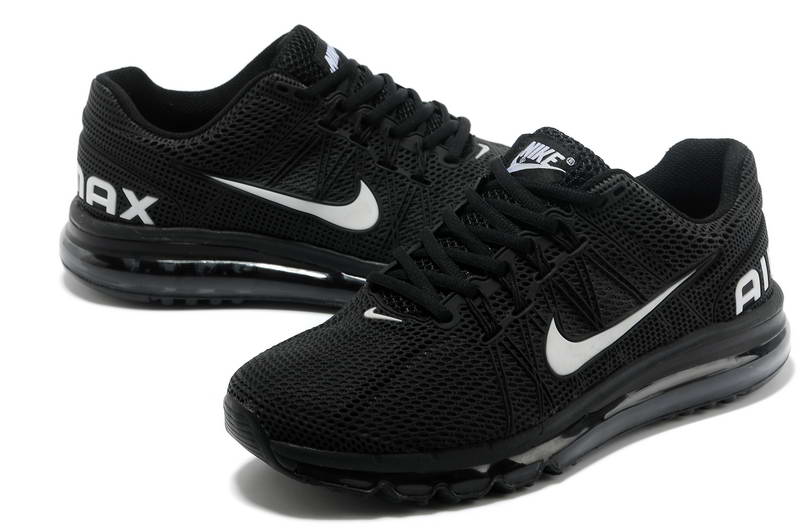 Nike Air Max 2013 chaussures noir et blanc KPU (2)